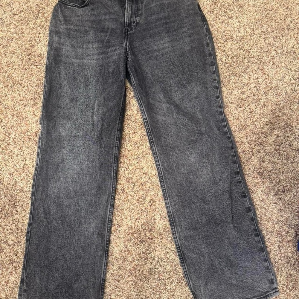 Abercrombie & Fitch Charcoal High Rise Jeans
